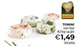 Mercatò Tomini vari tipi offerta