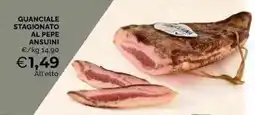 Mercatò Guanciale stagionato al pepe Ansuini offerta