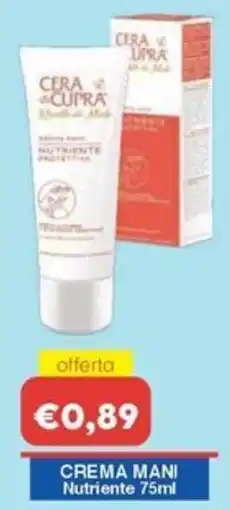 Huali Market Cera di Cupra Crema Mani Nutriente offerta