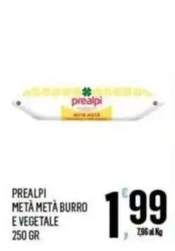 Vibian Prealpi metà metà burro e vegetale offerta