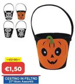 Huali Market Cestino in feltro offerta
