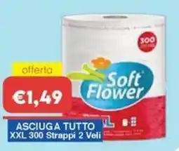 Huali Market Asciuga tutto Soft Flower offerta