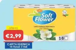 Huali Market Soft Flower carta igienica profumata offerta