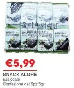 Huali Market Snack alghe essiccate offerta