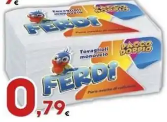 Tovaglioli monovelo Ferdi