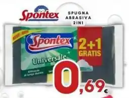 Ferdico Spontex Spugna Abrasiva 2in1 offerta