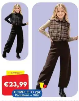 Huali Market Completo 2pz Pantalone + Gilet offerta