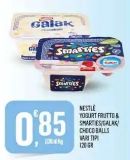 Vibian Yogurt frutto & smarties/galak/ choco balls offerta