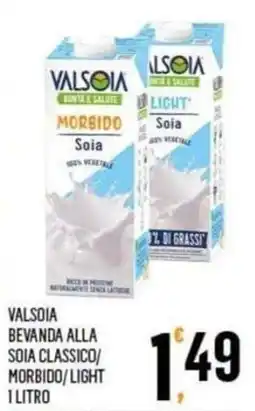 Vibian Valsoia bevanda alla soia morbido/light offerta