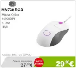 Next Cooler Master MM730 RGB offerta