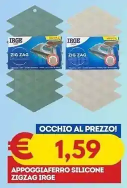 Gipsi Appoggiaferro silicone zigzag irge offerta