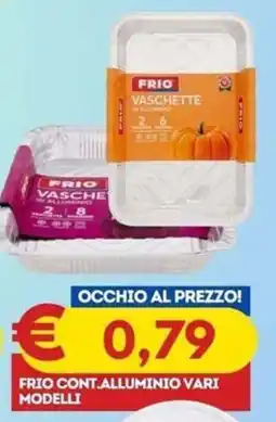 Gipsi Frio vaschette in alluminio offerta