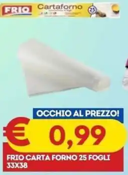 Gipsi Frio carta forno offerta