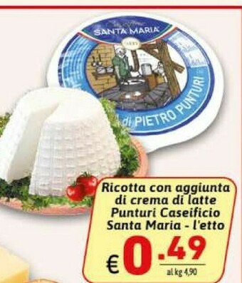 Ipercarni Ricotta offerta