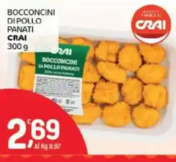 Crai Bocconcini di pollo panati Crai offerta
