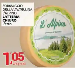 Crai Formaggio della Valtellina L'Alpino offerta