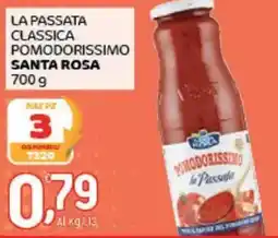 Crai Passata classica Pomodorissimo Santa Rosa offerta