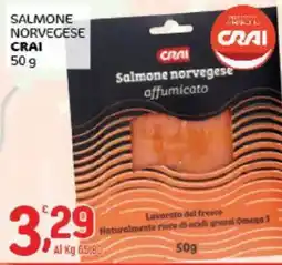 Crai Salmone norvegese affumicato Crai offerta
