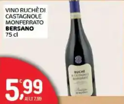 Crai Vino Ruchè di Castagnole Monferrato Bersano offerta