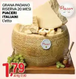 Crai Grana Padano Riserva 20 mesi Piaceri Italiani offerta