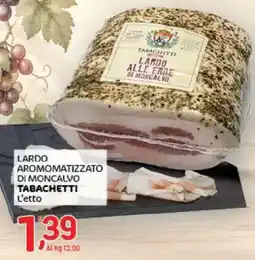 Crai Lardo aromatizzato di Moncalvo Tabachetti offerta