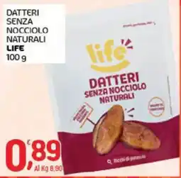 Crai Datteri senza nocciolo naturali life offerta