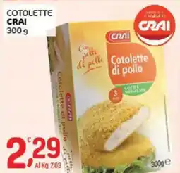 Crai Cotolette di pollo Crai offerta