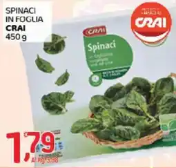 Crai Spinaci Crai offerta