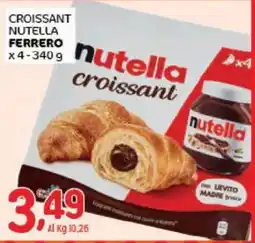 Crai Croissant Nutella Ferrero offerta