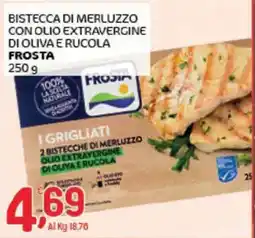 Crai Bistecca di merluzzo con olio extravergine di oliva e rucola Frostia offerta