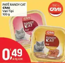 Crai Patè Randy Cat Crai offerta