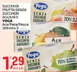 Crai Succhi di frutta senza zuccheri aggiunti Yoga offerta