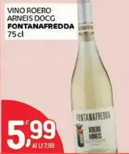 Crai Vino Roero Arneis Docg Fontanafredda offerta
