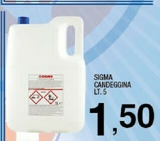 Sigma Sigma candeggina offerta