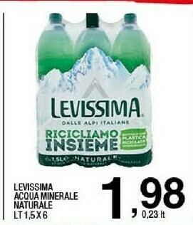 Sigma Acqua minerale naturale offerta