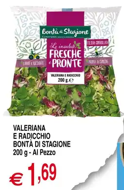 Centro Oceano Valeriana e radicchio Bontà di Stagione offerta