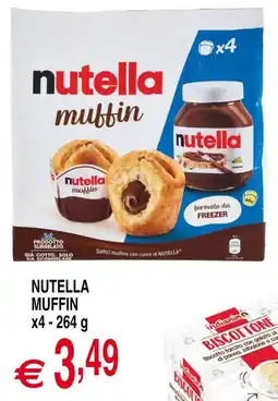 Centro Oceano Nutella muffin offerta