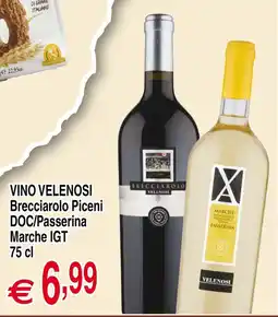 Centro Oceano Vino Velenosi Brecciarolo Piceni DOC/Passerina Marche IGT offerta