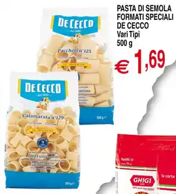 Centro Oceano Pasta di semola formati speciali De Cecco offerta