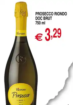 Centro Oceano Prosecco Riondo DOC Brut offerta