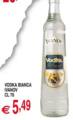Centro Oceano Vodka Bianca Ivanov offerta