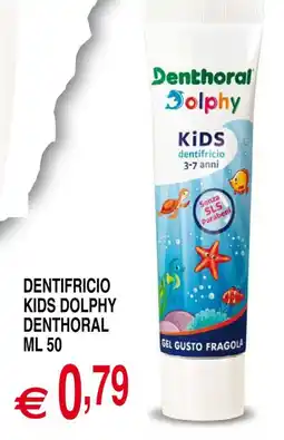 Centro Oceano Dentifricio Kids Dolphy Denthoral offerta