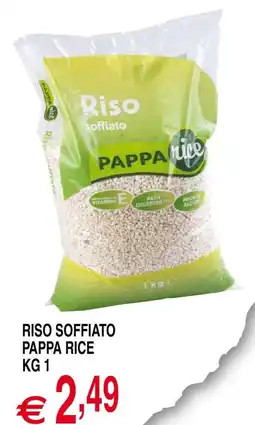 Centro Oceano Riso soffiato Pappa rice offerta