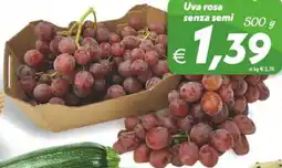 Iper Super Conveniente Uva rosa senza semi offerta