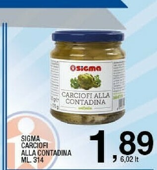 Sigma Sigma carciofi alla contadina offerta