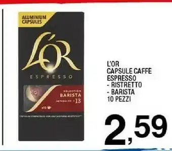 Sigma Ristretto capsule caffè 10 pezzo(i) offerta