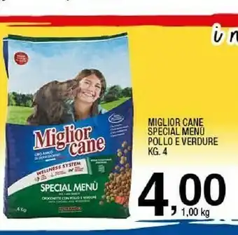 Sigma Miglior cane special menu pollo e verdure 4 kg offerta