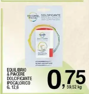 Sigma Equilibrio & piacere dolcificante ipocalorico offerta