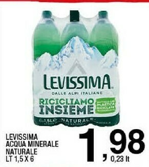 Sigma Acqua minerale naturale offerta
