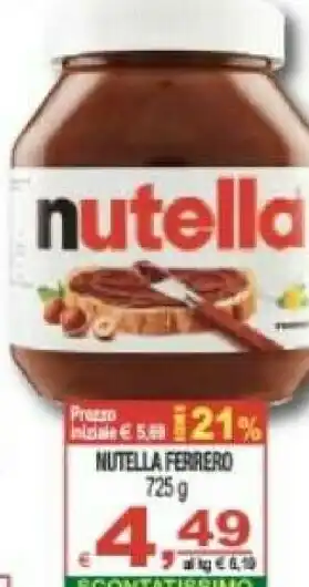 CTS Supermercati Nutella offerta